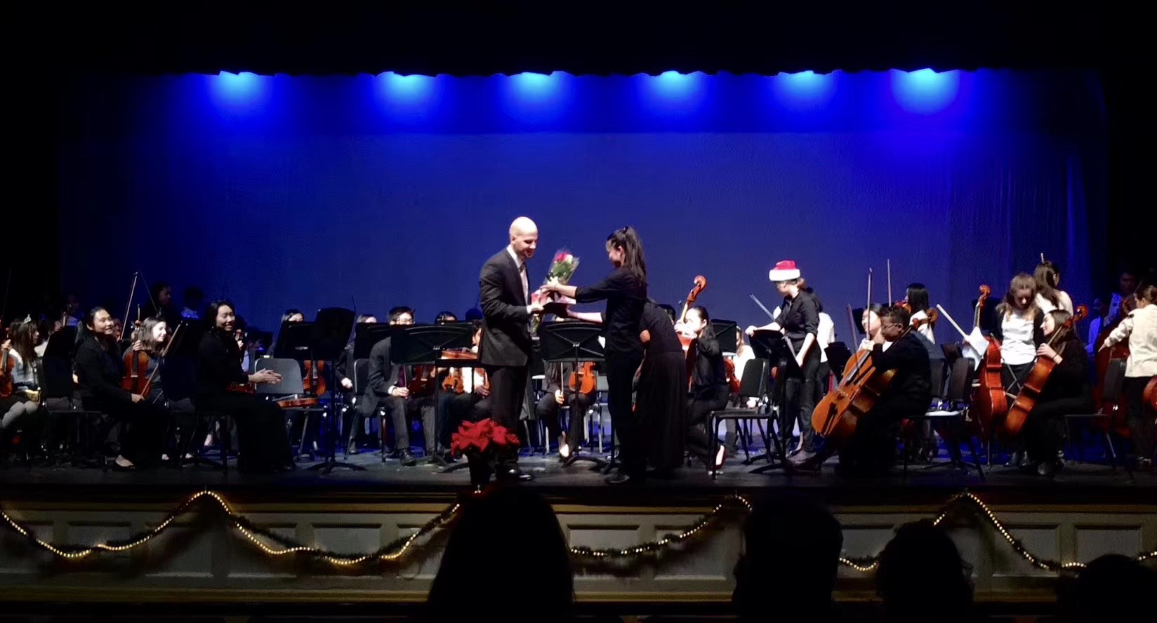 Stella performing live in the HPHS Christimas Concert